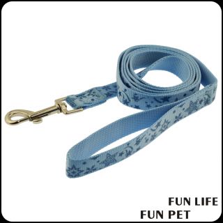 Thicker polyester with silk screen printing dog leash collar harness