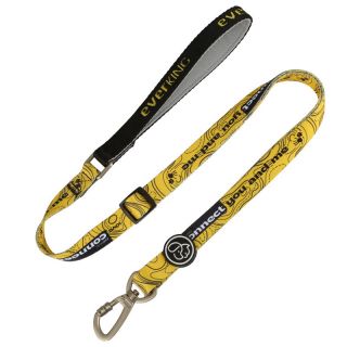 design your own dog leash with rubber patch advertising your brand