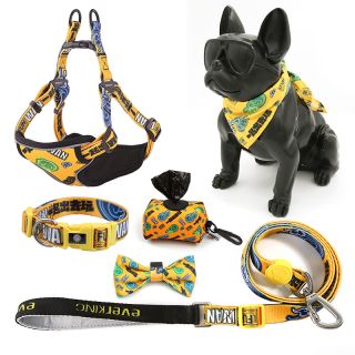 Everking 6 Pcs Set Cute Large Custom Training Best Dog Leash And Collar