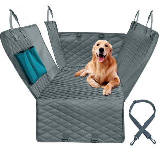 Waterproof Storage Pockets Back Seat Hammock Pet Dog Car Seat Cover