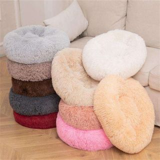 Wholesale designer custom Rainbow Round Warming pet cat dog bed luxury